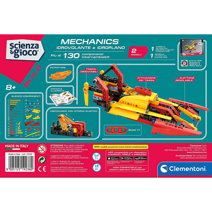 CLEMENTONI Mechanics Idrovolante E Idroplano - 19238