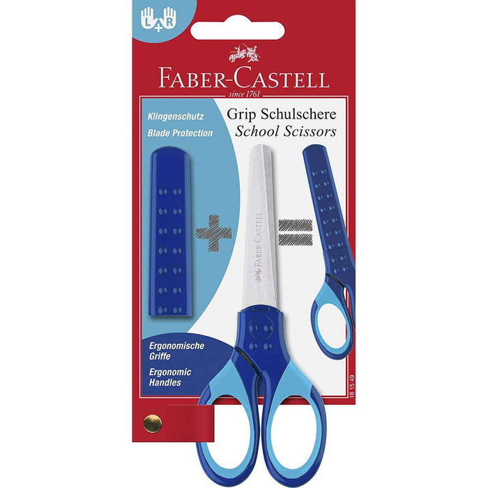 FABER CASTELL Blister Forbice Blu - 181549