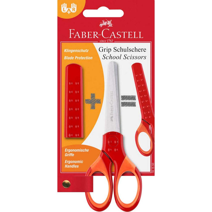 FABER CASTELL Blister Forbice Rossa - 181550