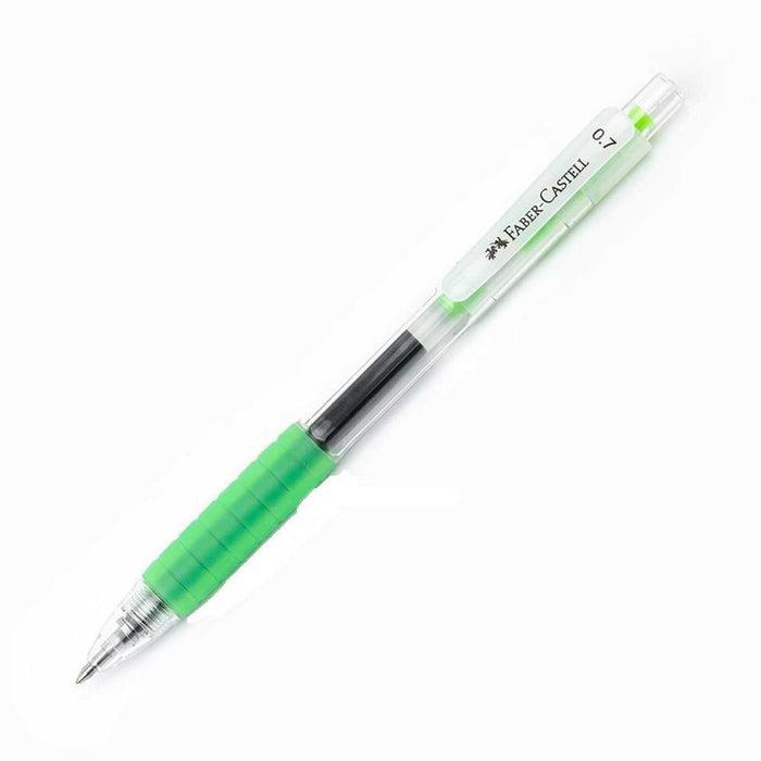Faber-Castell Penna Gel Fast Gel 0.7 Mm - Colore Verde, Inchiostro Asciugatura Rapida, Ideale Per Mancini - 4