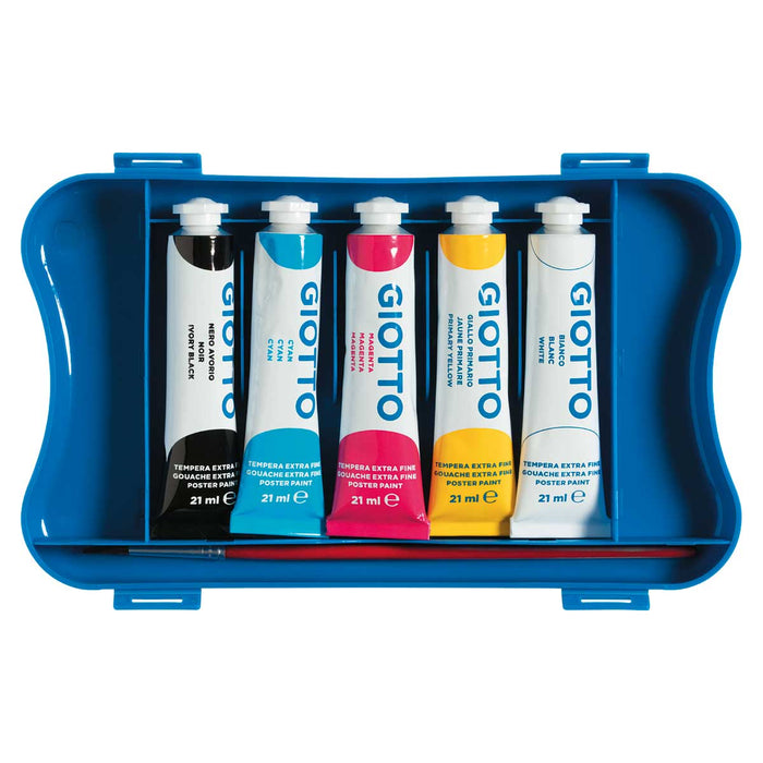FILA Giotto Tempera Extra In Tubetto 21 Ml Scatola 5 Pezzi - 327100