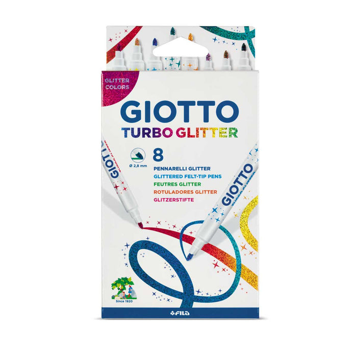 FILA Giotto Turbo Glitter Astuccio 8 Pezzi - 425800