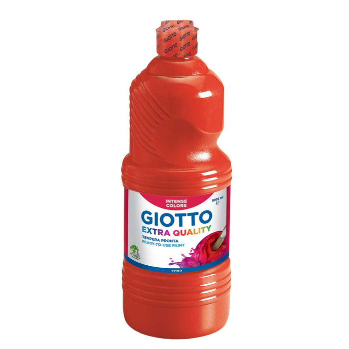 FILA Giotto Tempera Pronta Qualità Extra Rosso Vermiglione Flacone 1000 Ml - 533407