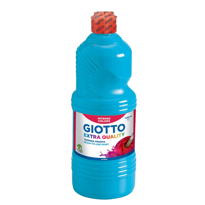 FILA Giotto Tempera Pronta Qualità Extra Cyan Flacone 1000 Ml - 533415