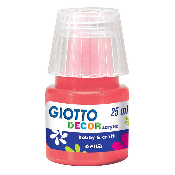 FILA Giotto Decor Acrylic 25 Ml Rosso Vemiglione - 538107