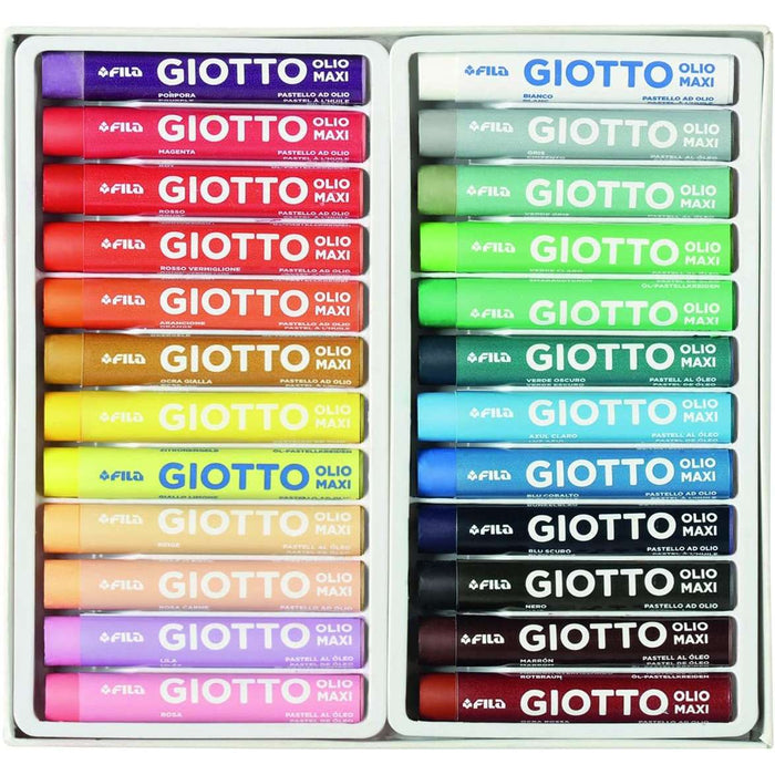 FILA Giotto Pastelli A Olio Maxi 24 Colori - F293800