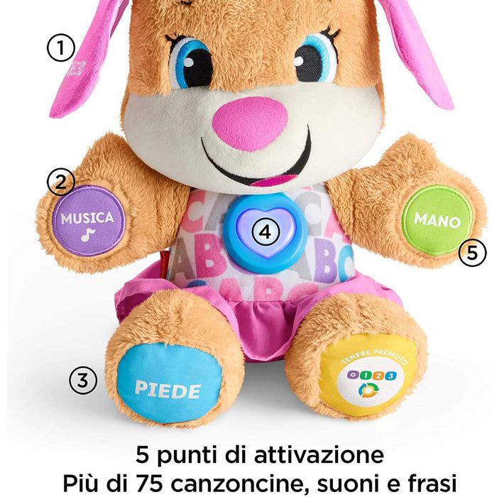 MATTEL - Fisher-Price La Sorellina Smart Stages Ridi & Impara, Giocattolo Per Bambini 6+ Mesi - FPP54
