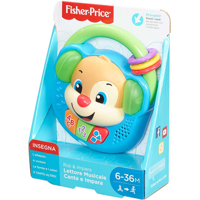 MATTEL - Fisher-Price Ridi & Impara, Lettore Musicale & Impara, Giocattolo Per Bambini 6+ Mesi - FPV06