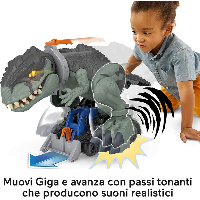 MATTEL Jurassic World Mega Dino Calpesta E Ruggisci - GWT22