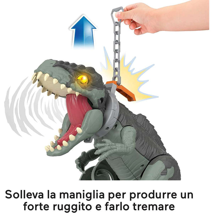 MATTEL Jurassic World Mega Dino Calpesta E Ruggisci - GWT22