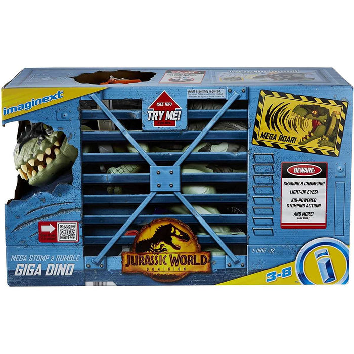 MATTEL Jurassic World Mega Dino Calpesta E Ruggisci - GWT22