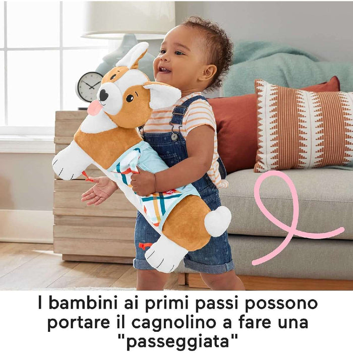 FISHER PRICE Cuscino Corgi Tummy Time 3 In 1 - HJW10