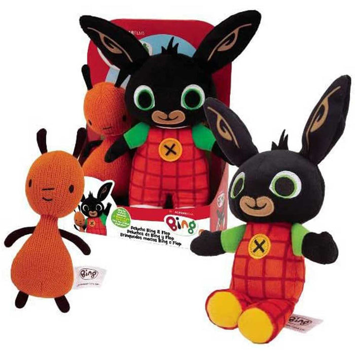 GIOCHI PREZIOSI Bing Coppia Peluche Bing Flop BNG43000 Mornati Paglia