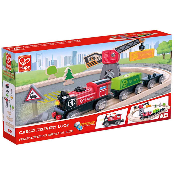 HAPE Pista Treno Con Gru E Set Locomotiva - E3731