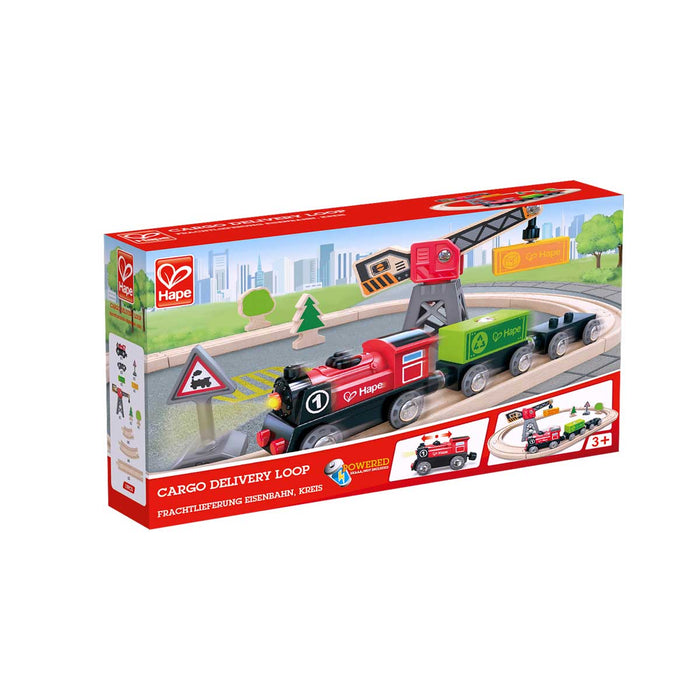 HAPE Pista Treno Con Gru E Set Locomotiva - E3731