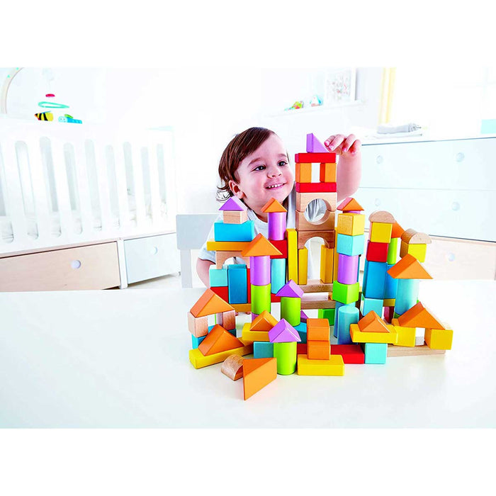 HAPE Contenitore 101 Blocchi Di Costruzione - E8247