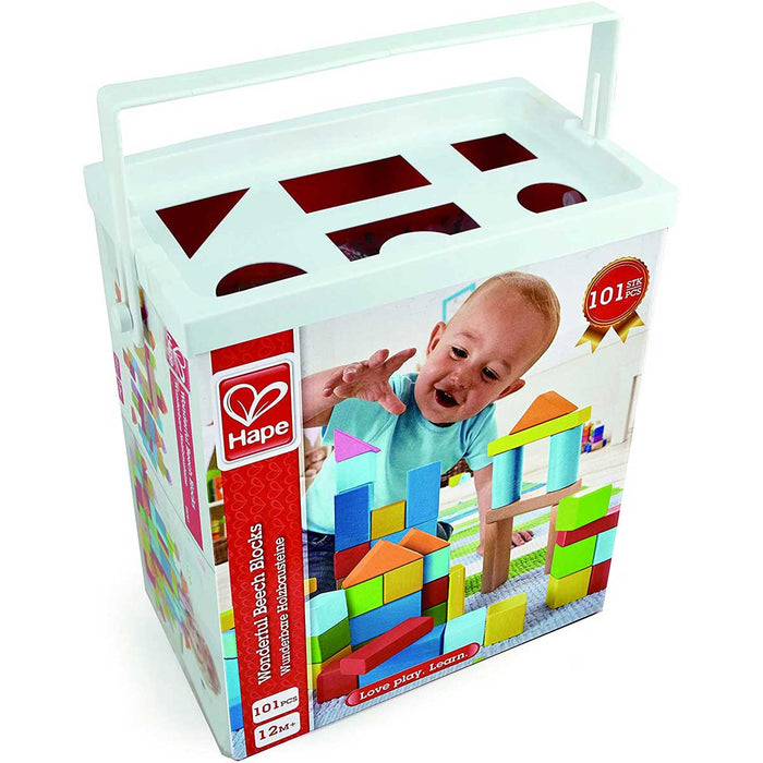 HAPE Contenitore 101 Blocchi Di Costruzione - E8247