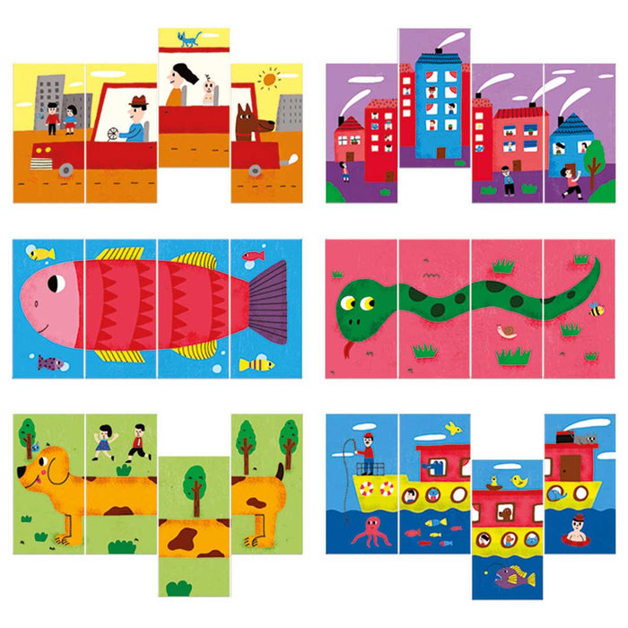 HEADU Puzzle 8+1 Dinosaurs - IT24582
