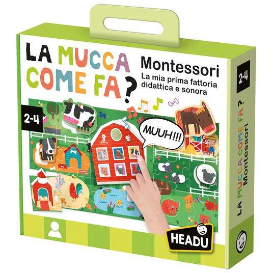 HEADU La Mucca Come Fa Montessori IT57175 — Mornati Paglia