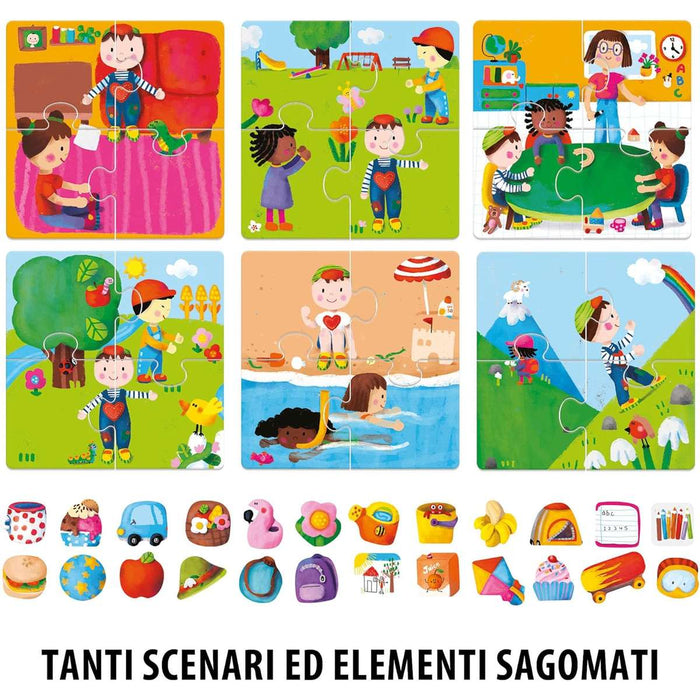 HEADU Bambolotto Amico Del Cuore Montessori - IT57199