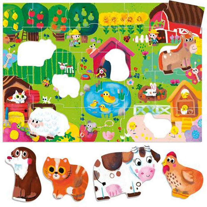 HEADU Shaped Puzzle Farm - MU29556