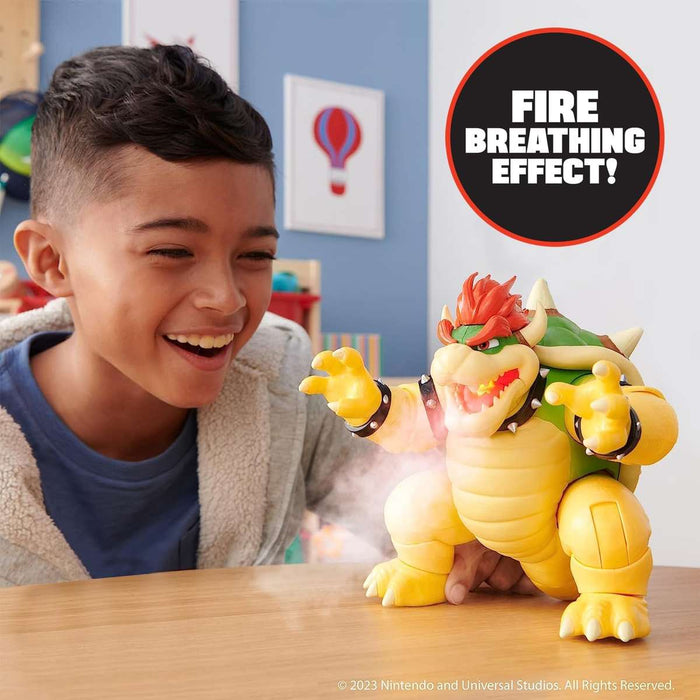 JAKKS PACIFIC Super Mario Movie Action Figure Browser 18 Cm Sputafuoco - 423124