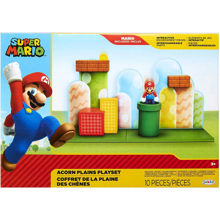 JAKKS PACIFIC Super Mario Acorn Plains Playset - 85991-4L-PKR1