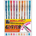 KOH I NOOR Confezione 10 Penne Gel Glitter Con Brillantini - NAGP10S