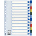 ESSELTE Intercalare Polipropilene A4 Divisori 12 Tasti Colorati - ESS15262
