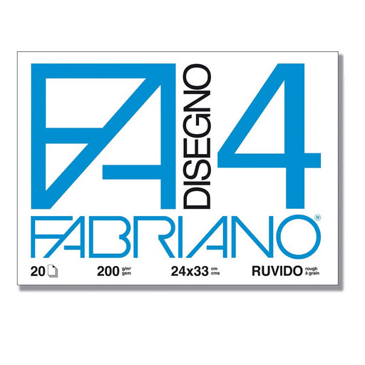 FABRIANO Album Da Disegno Fogli Staccati F4 24x33 Ruvido - 05000597
