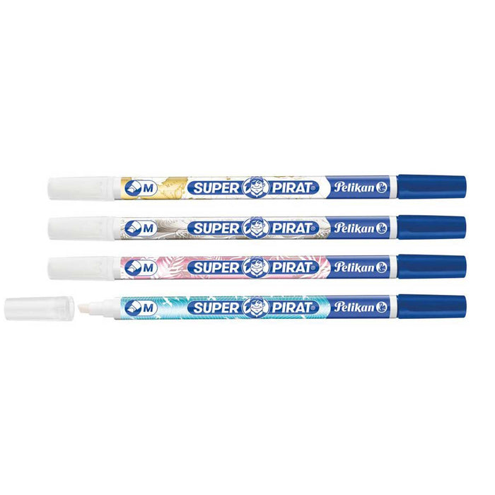 Pelikan SuperPirat Eco - Cancellino per inchiostro, tratto M (punta