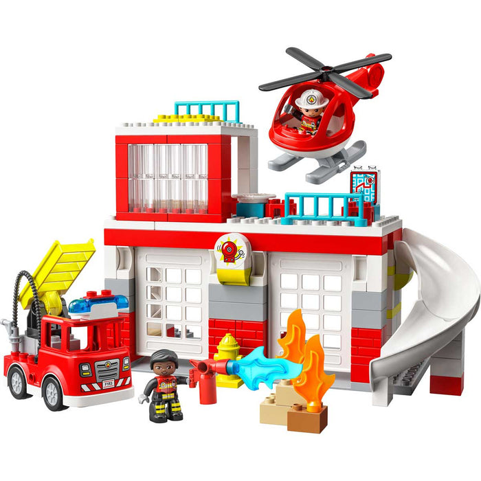 LEGO Caserma Dei Pompieri Ed Elicottero - 10970
