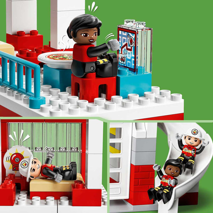 LEGO Caserma Dei Pompieri Ed Elicottero - 10970