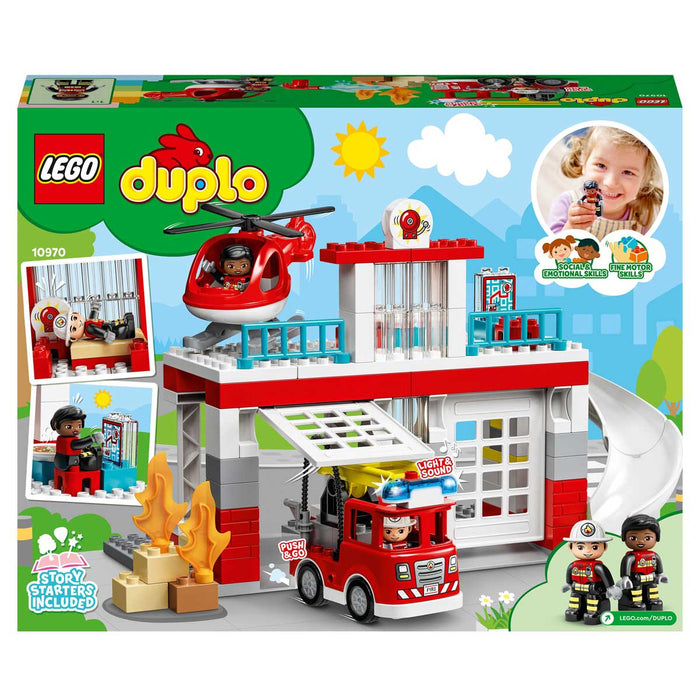 LEGO Caserma Dei Pompieri Ed Elicottero - 10970