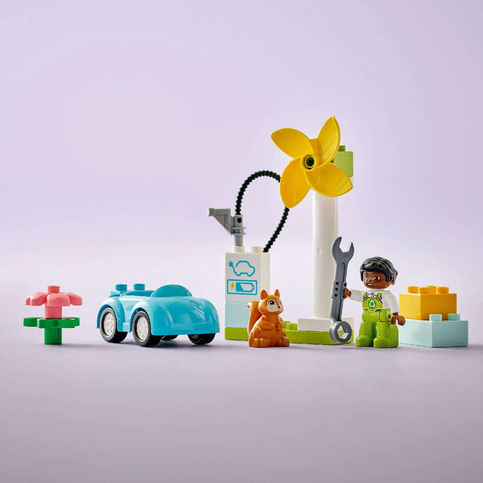 LEGO Duplo Turbina Eolica E Auto Elettrica - 10985