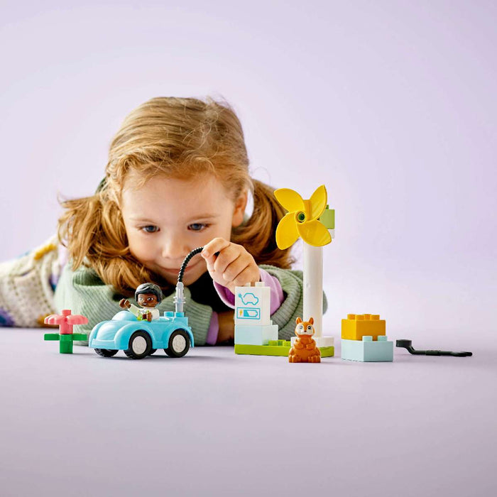LEGO Duplo Turbina Eolica E Auto Elettrica - 10985