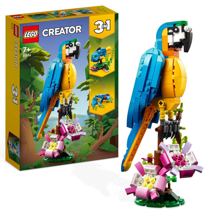 COSTRUZIONI Creator 3-In-1 Pappagallo Esotico Creator - 31136