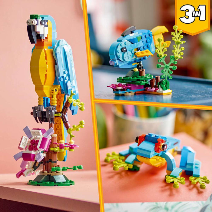 COSTRUZIONI Creator 3-In-1 Pappagallo Esotico Creator - 31136