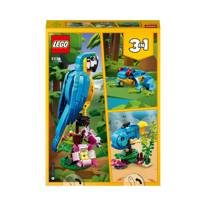 COSTRUZIONI Creator 3-In-1 Pappagallo Esotico Creator - 31136