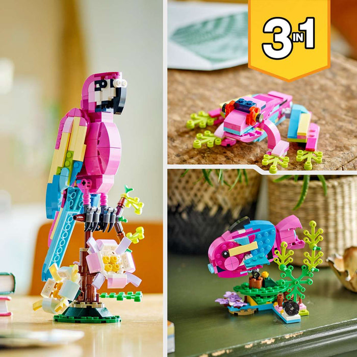 LEGO Pappagallo Esotico Rosa - 31144