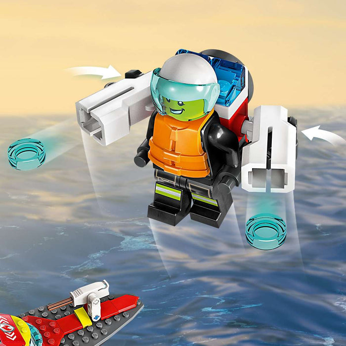 LEGO City Barca Di Soccorso Antincendio - 60373