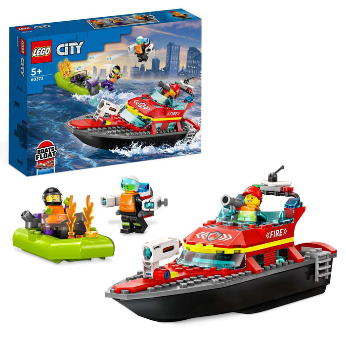 LEGO City Barca Di Soccorso Antincendio - 60373