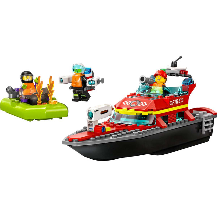 LEGO City Barca Di Soccorso Antincendio - 60373