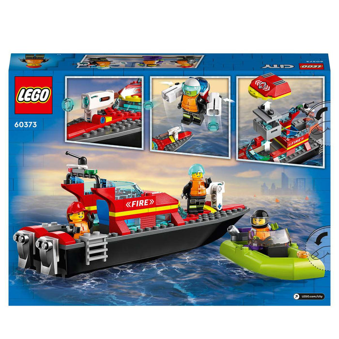 LEGO City Barca Di Soccorso Antincendio - 60373