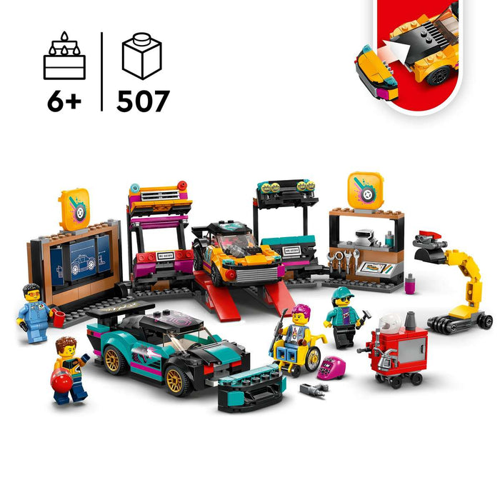 LEGO City Garage Auto Personalizzato - 60389