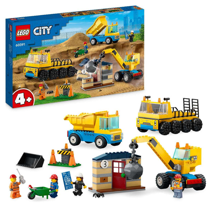 LEGO Camion Da Cantiere E Gru Con Palla Da Demolizione - 60391