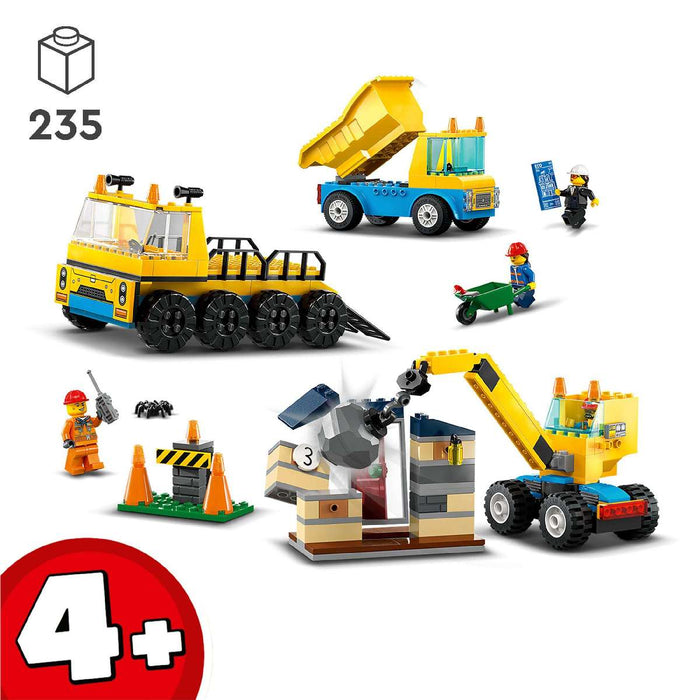 LEGO Camion Da Cantiere E Gru Con Palla Da Demolizione - 60391