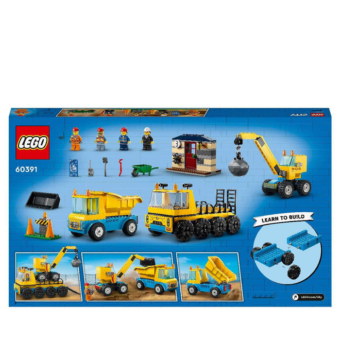 LEGO Camion Da Cantiere E Gru Con Palla Da Demolizione - 60391
