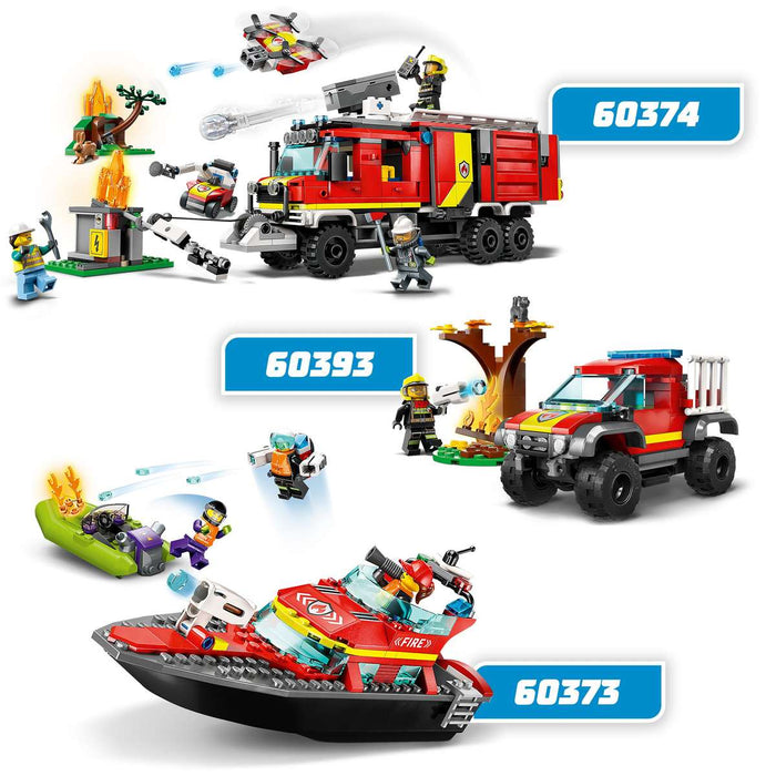 LEGO City Soccorso Sul Fuoristrada Dei Pompieri - 60393