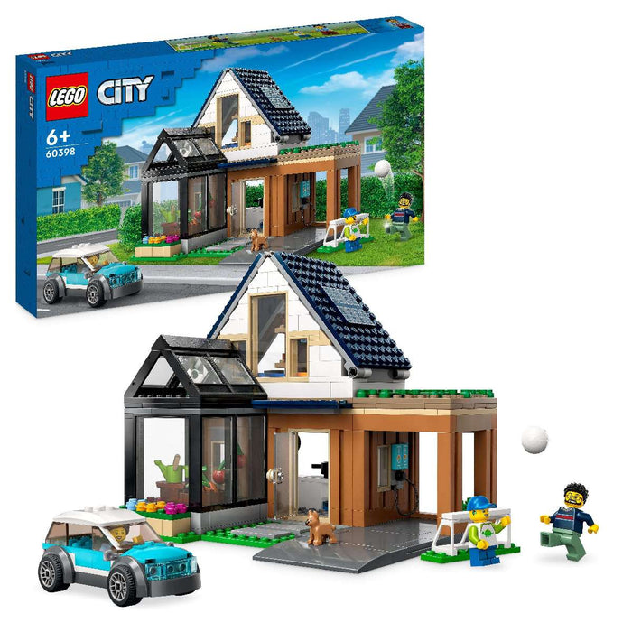 LEGO Villetta Familiare E Auto Elettrica - 60398
